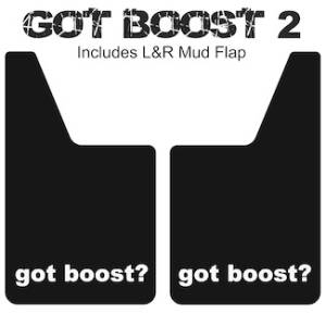 Classic Series Mud Flaps 20" x 12" - Got Boost Mud Flaps Logo 2