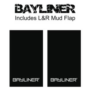 Heavy Duty Series Mud Flaps 22" x 13" - Bayliner Logo