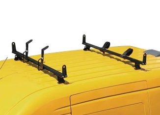 Vantech - Vantech J2050B Black 2 Bar direct bolt on System with accessories Black Aluminum Ford Transit Connect (2009-2012)