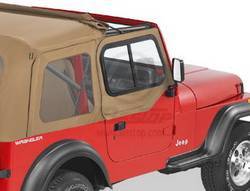 Bestop - Bestop 51786-37 Soft Door Kits Upper Door Slider