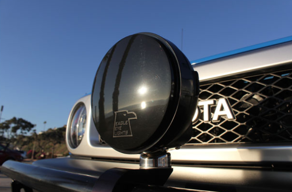 Eagle Eye Lights - Eagle Eye Lights HID608SF50W 6 3/16" Stainless Steel 50W Internal Ballast HID Flood Clear Round HID Off Road Light with ABS Cover Each