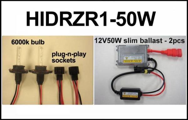 Eagle Eye Lights - Eagle Eye Lights HIDRZR1-50W 2011-2012 Polaris RZR 50W HID Upgrade Kit