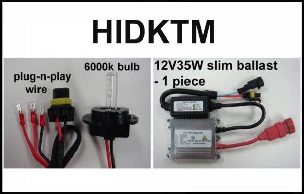Eagle Eye Lights - Eagle Eye Lights HIDKTM 2008-2009 KTM 450/505/525 ATVS & Dirt Bikes 35W HID 1 Bulb Kit Kit