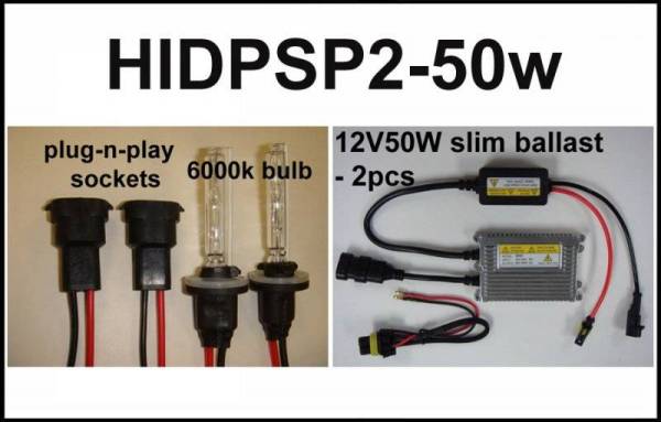 Eagle Eye Lights - Eagle Eye Lights HIDPSP2-50W 2005-2012 Polaris Sportsman 50W HID Upgrade Kit