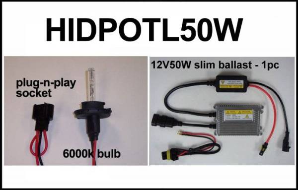 Eagle Eye Lights - Eagle Eye Lights HIDPOTL50W 2009-2012 Polaris Outlaw 50W HID Upgrade 1 Bulb Kit Kit