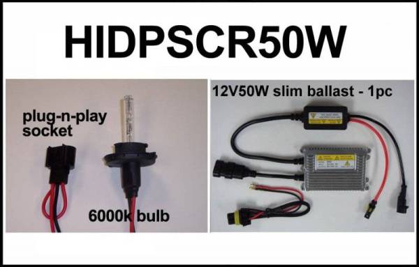 Eagle Eye Lights - Eagle Eye Lights HIDPSCR50W 2010-2012 Polaris Scrambler 500 4X4 50W HID Upgrade 1 Bulb Kit Kit