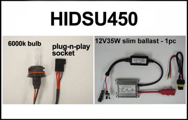 Eagle Eye Lights - Eagle Eye Lights HIDSU450 2006-2009 Suzuki LTR450 35W HID Kit