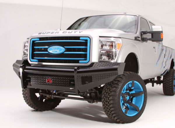 Fab Fours - Fab Fours FS99-S1661-1 Black Steel Front Bumper No Guard Ford 1999-2004