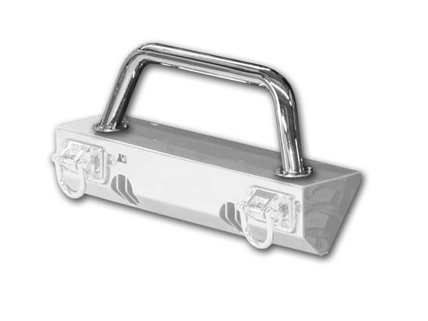 Rugged Ridge - Rugged Ridge 11540.16 Hoop Over Rider Front XHD Bumper Stainless Steel Jeep Wrangler JK 2007-2010 TJ 1997-2006 YJ 1987-1995 CJ 1976-1986