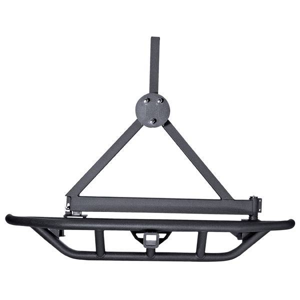 Rugged Ridge - Rugged Ridge 11503.60 RRC Tire Carrier Black Jeep Wrangler/Unlimited YJ TJ Lj 1987-2006
