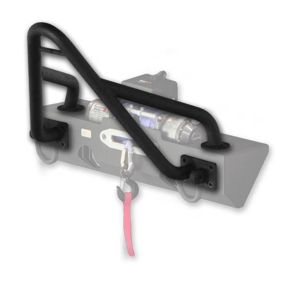 Rugged Ridge - Rugged Ridge 11540.13 Stinger Front XHD Bumper Textured Black Jeep Wrangler JK 2007-2010 TJ 1997-2006 YJ 1987-1995 CJ 1976-1986