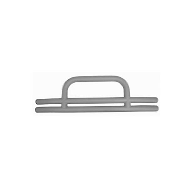 Rugged Ridge - Rugged Ridge 11530.01 Tubular Front Bumper With Hoop Titanium Jeep CJ5 1955-1983 CJ6 1955-71 CJ7 1976-1986 CJ8 1981-1986 Jeep Wrangler YJ 1987-1995 TJ 1997-2006