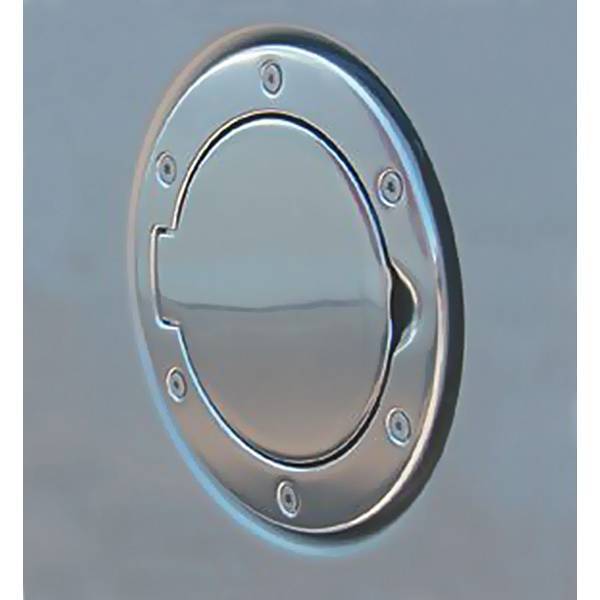 Rugged Ridge - Rugged Ridge 11425.01 Billet Style Gas Cover Polished Aluminum 1997-2006 Wrangler