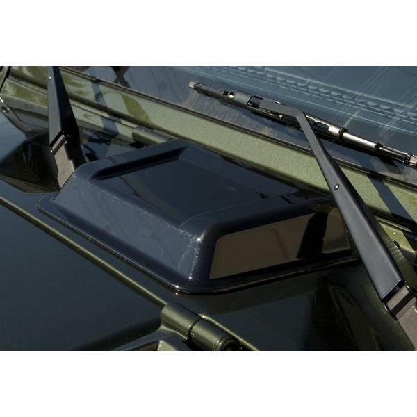 Rugged Ridge - Rugged Ridge 11352.10 Hood Vent Scoop Smoked Jeep Wrangler Jeep TJ 1998-2006 Jeep Wrangler JK 2007-2012