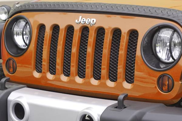 Rugged Ridge - Rugged Ridge 11401.31 Mesh Grille Insert Black Jeep Wrangler JK