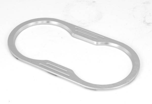 Rugged Ridge - Rugged Ridge 11421.14 Cup Holder Bezel Jeep Wrangler JK Billet Alu