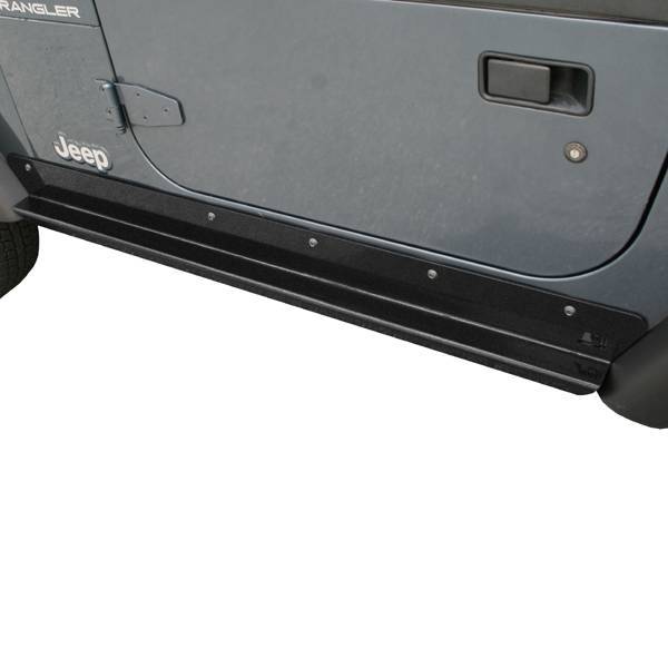 Rugged Ridge - Rugged Ridge 11504.15 Rocker Guards Heavy-Duty Jeep Wrangler Jeep TJ 1997-2006