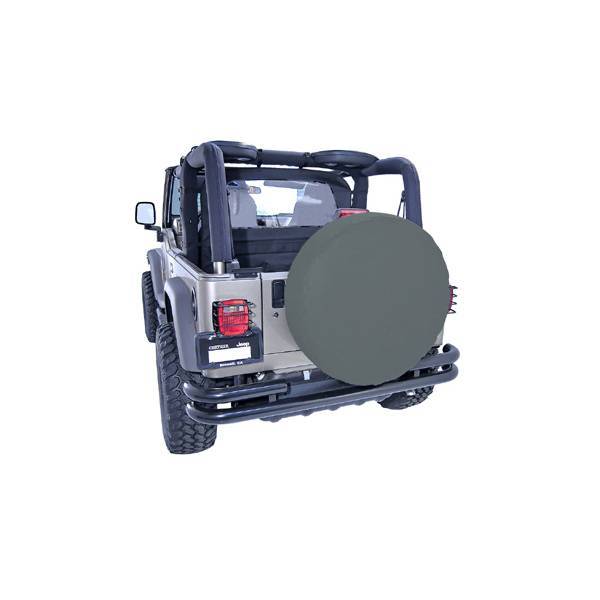 Rugged Ridge - Rugged Ridge 12801.15 Tire Cover 27-29 Inch Tire Diameter Black Denim