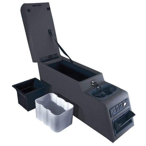 Rugged Ridge - Rugged Ridge 13102.01 Locking Console Black 1976-1995 Jeep CJ & Wrangler