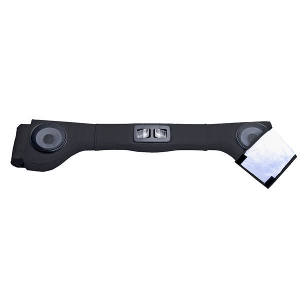Rugged Ridge - Rugged Ridge 13001.15 Sound Bar 2 Speaker Upholstered Black Denim 1987-2006 Wrangler/Unlimited