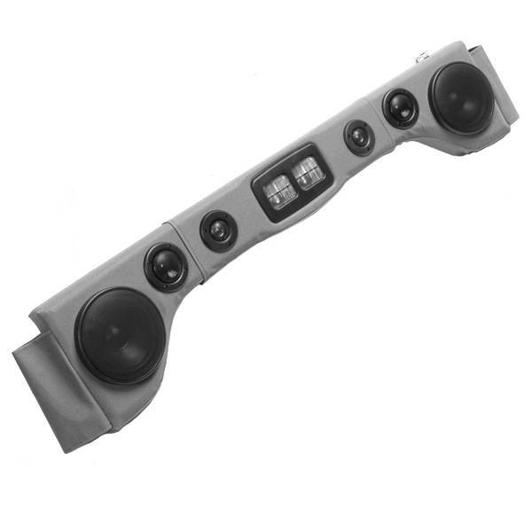 Rugged Ridge - Rugged Ridge 13002.09 Ultimate Six Speaker Soundbar Gray 1987-2006 Jeep Wrangler/Unlimited Including Lights