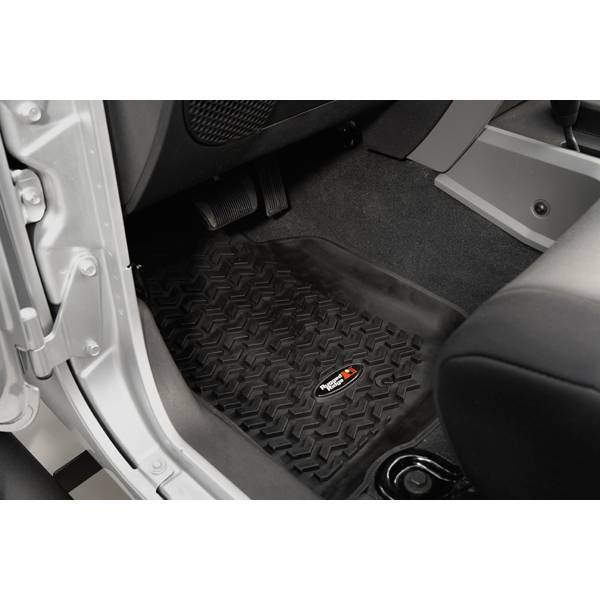 Rugged Ridge - Rugged Ridge 12920.01 All Terrain Floor Liner Front Pair Black Jeep Wrangler Jeep Wrangler JK 2007-2012