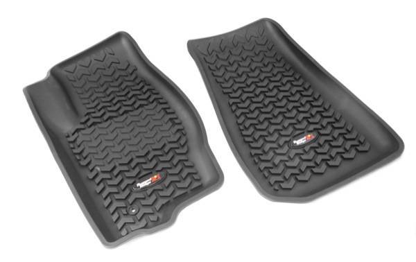 Rugged Ridge - Rugged Ridge 12920.28 Floor Liner Pair WK Black 2005-2010