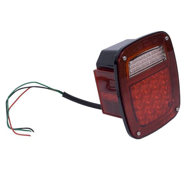 Rugged Ridge - Rugged Ridge 12403.83 LED Tail Light Assembly Left Hand CJ 1976-1986 YJ 1987-1995 TJ 1997-2006