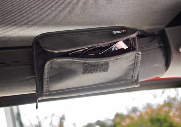 Rugged Ridge - Rugged Ridge 12101.52 Roll Bar Sunglass Holder Black Universal Application
