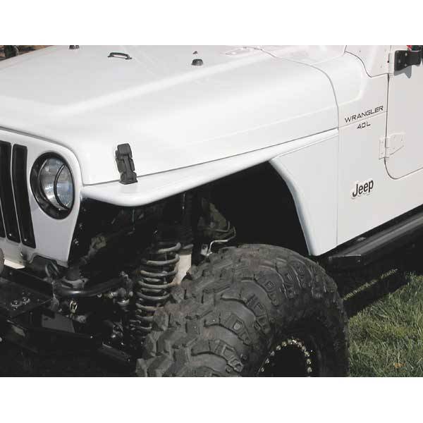 Rugged Ridge - Rugged Ridge 12004.53 Upgrade Flat Fender Flat Pair Jeep TJ 1997-2006 With Inner Primer Pair