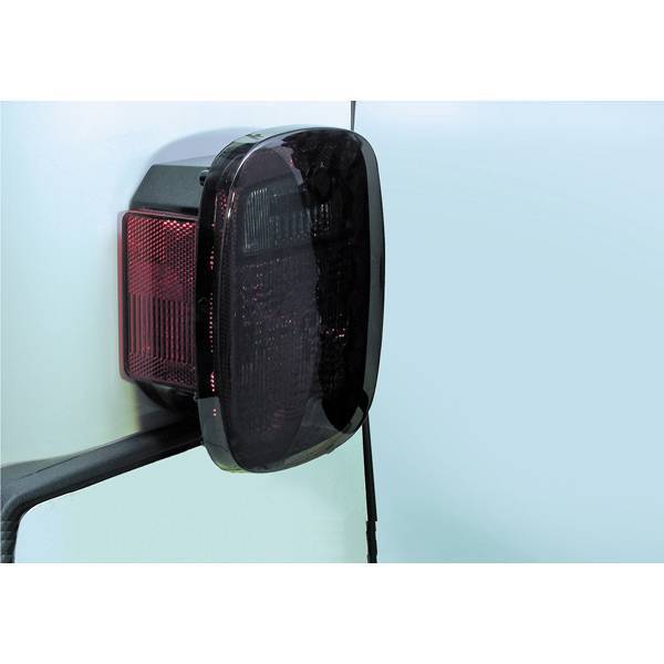 Rugged Ridge - Rugged Ridge 11354.01 Tail Light Blackouts Smoke 1976-2006 CJ/Wrangler