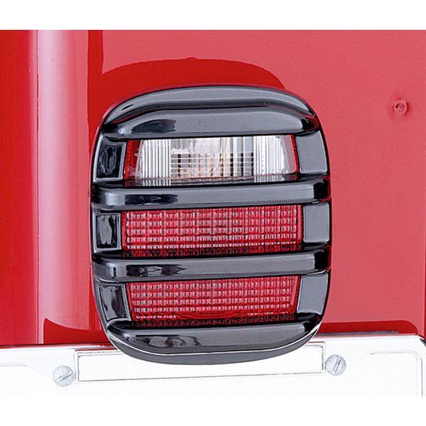 Rugged Ridge - Rugged Ridge 11354.02 Tail Light Guard Set Smoke 1976-2006 CJ/Wrangler