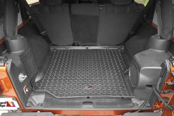 Rugged Ridge - Rugged Ridge 12975.03 Cargo Liner Black Jeep Wrangler JK 2/4 Door 2011-2012