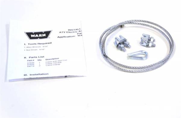 Warn - Warn 68135 ATV Plow Electric Actuator Wire Rope