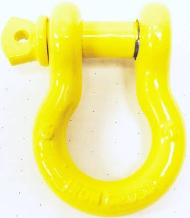 Iron Cross - 3/4" Shackles Yellow Pair