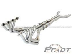 aFe Power - aFe Power 48-34112-YC PFADT Series Tri-Y Header And Street Series X-Pipe