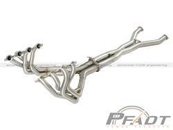 aFe Power - aFe Power 48-34103-YN PFADT Series Tri-Y Header And Race Series X-Pipe