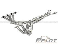 aFe Power - aFe Power 48-34107-YC PFADT Series Tri-Y Header And Street Series X-Pipe