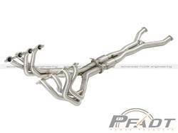 aFe Power - aFe Power 48-34103-YC PFADT Series Tri-Y Header And Street Series X-Pipe