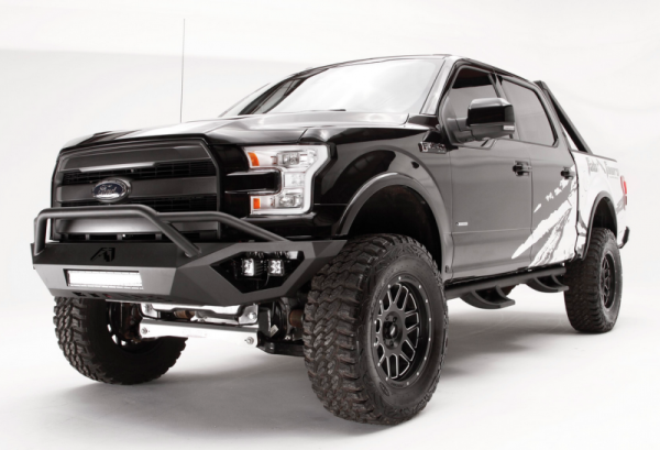 Fab Fours - Fab Fours FF15-D3252-1 Vengeance Front Bumper with Pre-Runner Ford F150 2015-2017