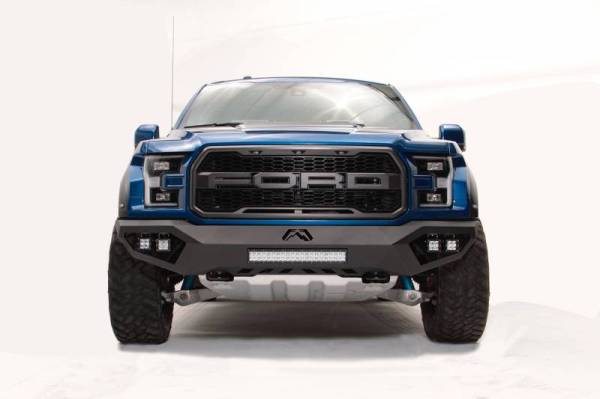 Fab Fours - Fab Fours FF17-D4351-1 Vengeance Front Bumper No Guard Ford Raptor 2017-2018