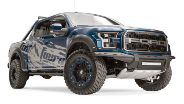 Fab Fours - Fab Fours FF15-D3271-1 Aero Front Bumper with No Guard Ford F150 2015-2017