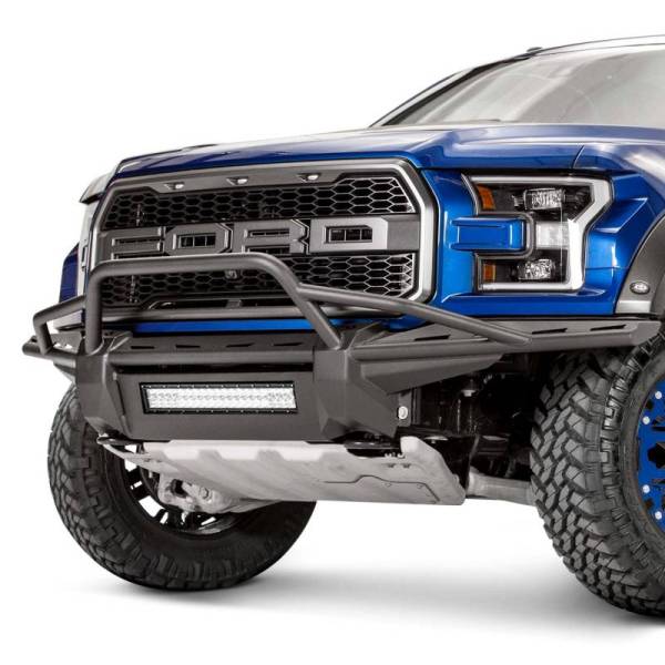 Fab Fours - Fab Fours FF15-D3272-1 Aero Front Bumper with Pre-Runner Guard Ford F150 2015-2017