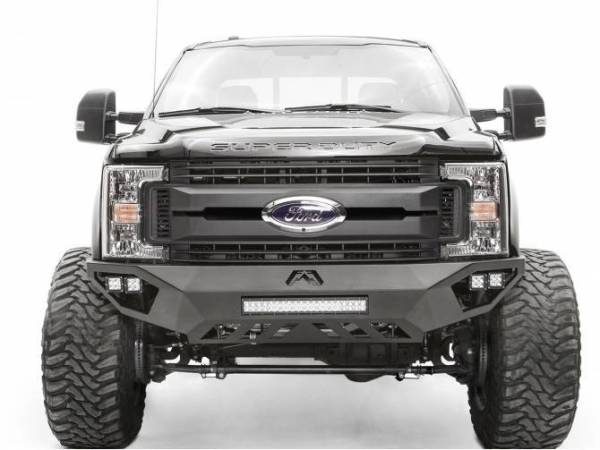Fab Fours - Fab Fours FS17-V4251-1 Vengeance Front Bumper with No Guard Ford F450/F550 2017-2018