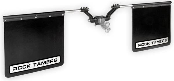 Rock Tamers - Rock Tamers 00110 Adjustable Mud Flap System for 2.5" Receiver