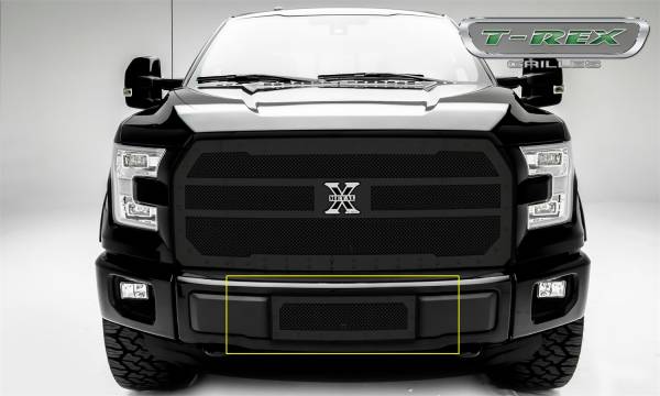 T-Rex Grilles - T-Rex Grilles 6725741-BR Stealth X-Metal Series Mesh Bumper Grille