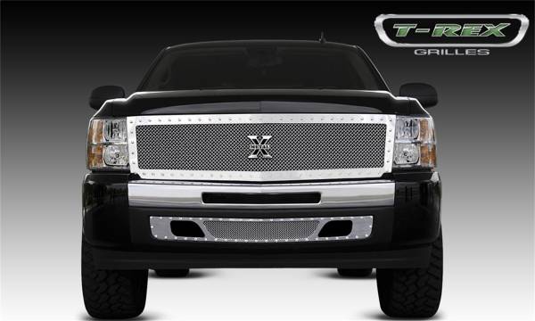 T-Rex Grilles - T-Rex Grilles 6711110 X-Metal Series Studded Mesh Grille