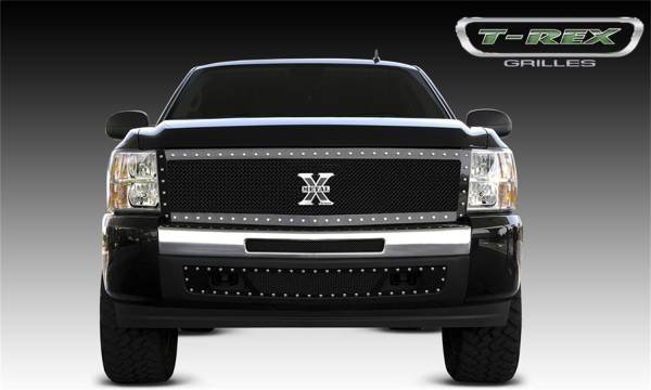 T-Rex Grilles - T-Rex Grilles 6711111 X-Metal Series Studded Mesh Grille