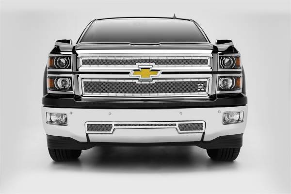 T-Rex Grilles - T-Rex Grilles 6711200 X-Metal Series Studded Mesh Grille Overlay