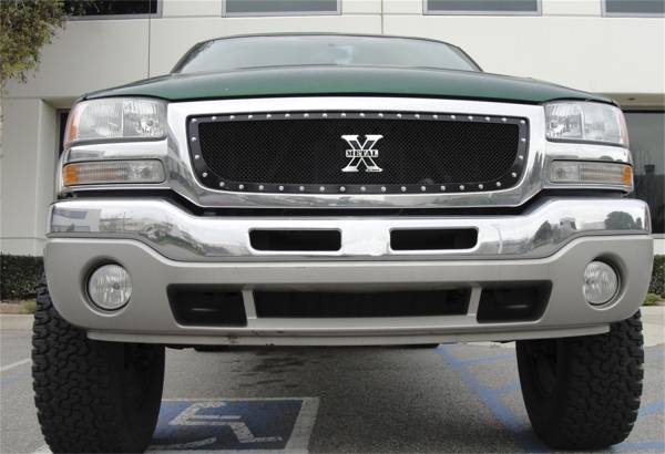 T-Rex Grilles - T-Rex Grilles 6712001 X-Metal Series Studded Mesh Grille